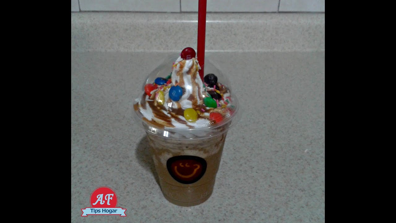 frappe de m&m ( frappuccino )