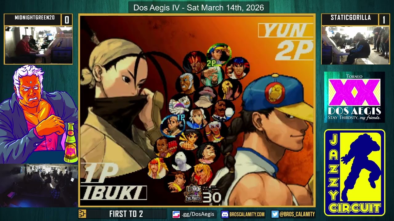 Dos Aegis - #3rdstrike - MidnightGreen20 против StaticGorilla