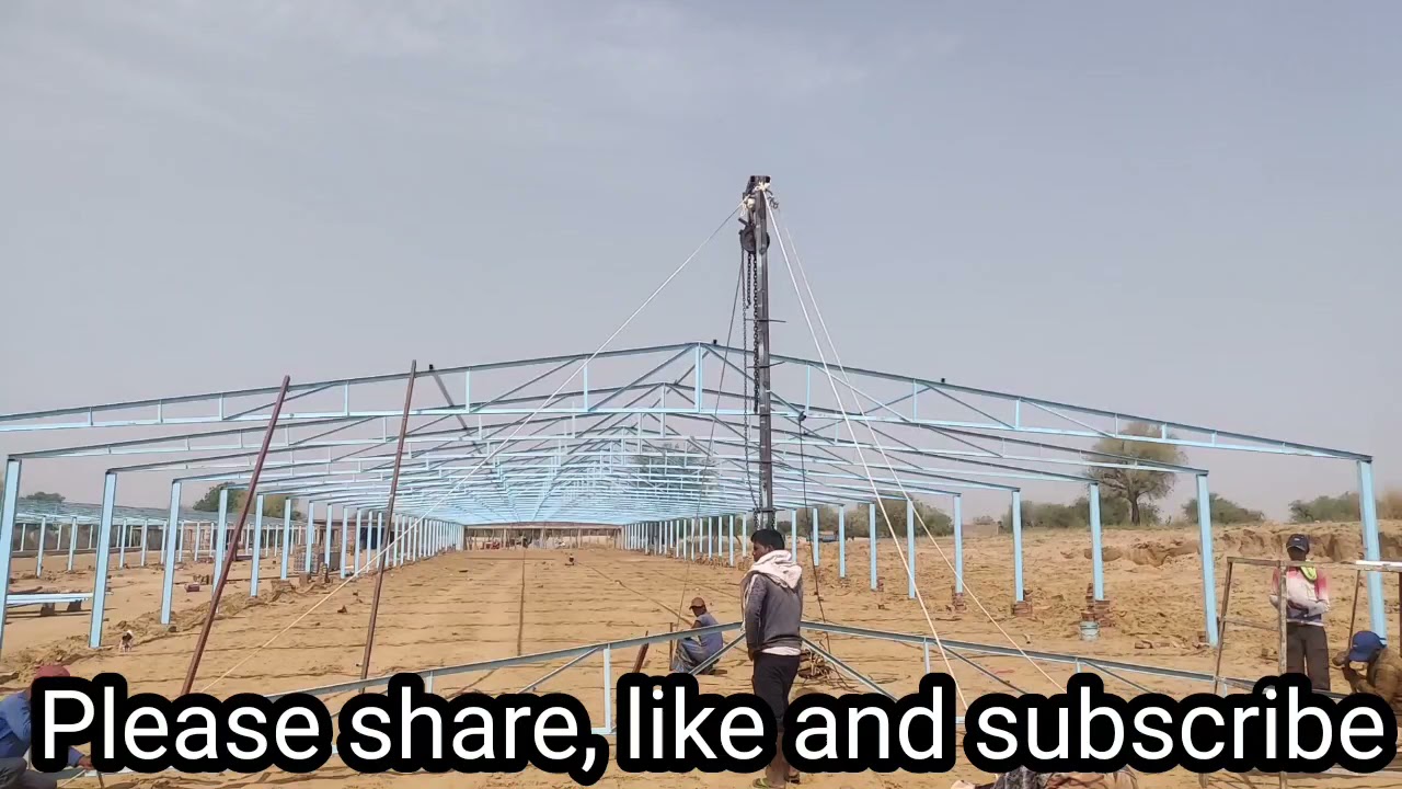 Part-10,Automatic Poultry Farm(EC Shed) construction,ऑटोमैटिक पोल्ट्री फार्म (EC शेड) कंस्ट्रक्शन-10