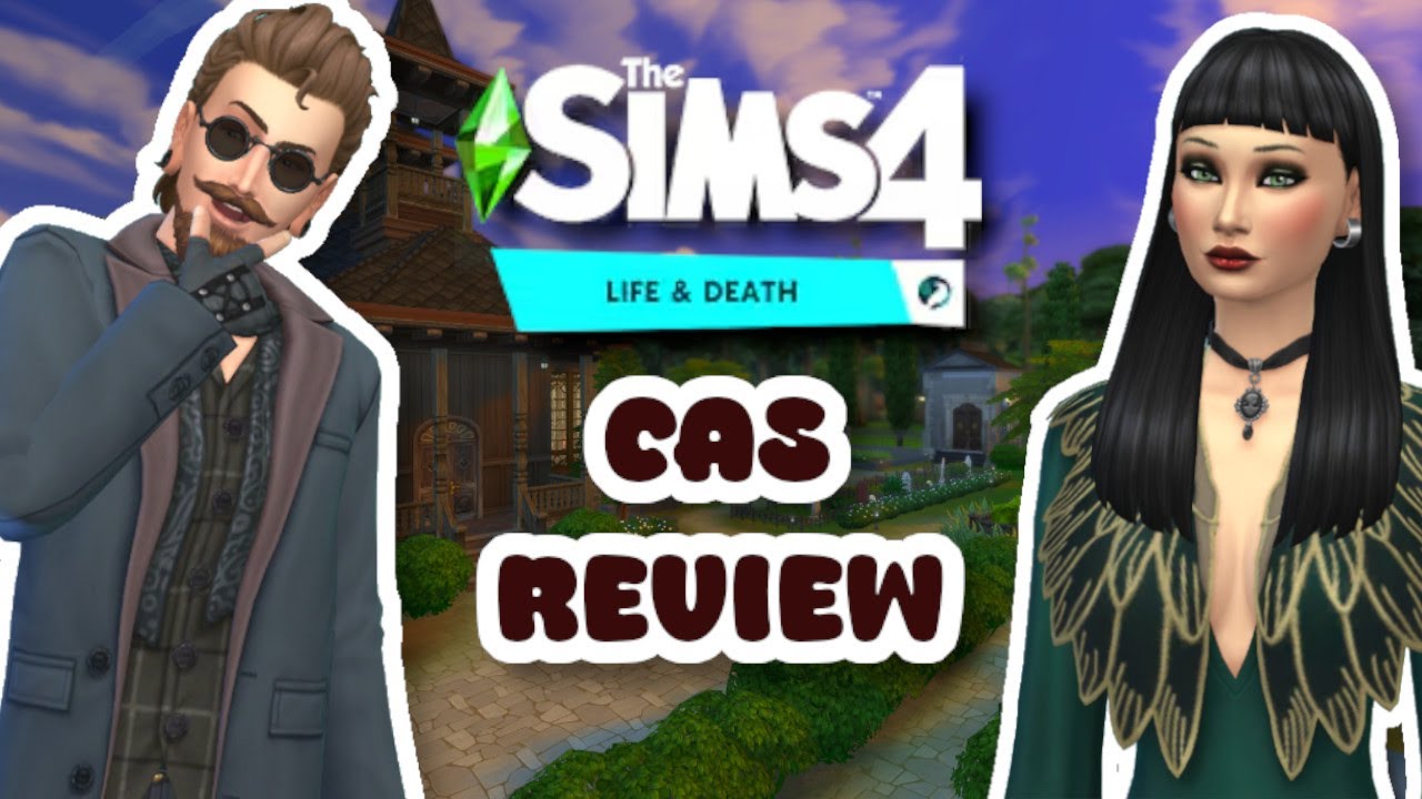 The Sims 4 Life and Death CAS First look and Review! |The Sims 4