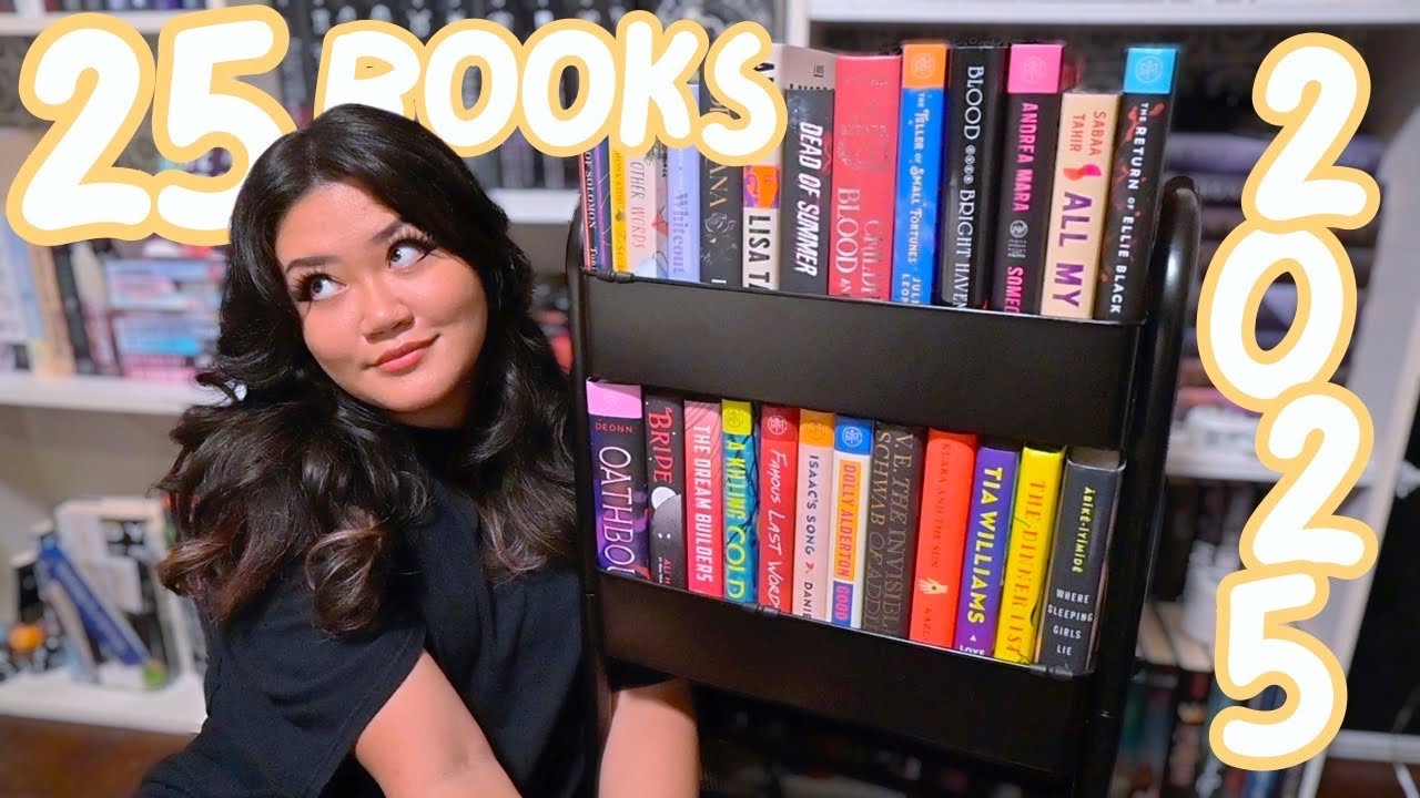 25 books I HAVE to read in 2025 📖 2025 TBR Book Cart 📚