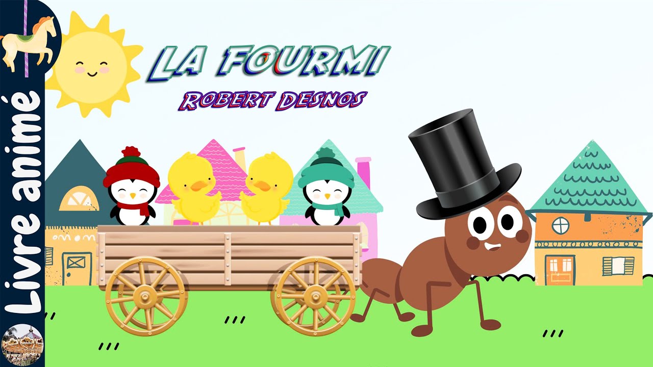 🎠 Histoires et contes pour enfants: LA FOURMI - Robert Desnos 🎵 Chantée par Ginevra et Bastien 🎵