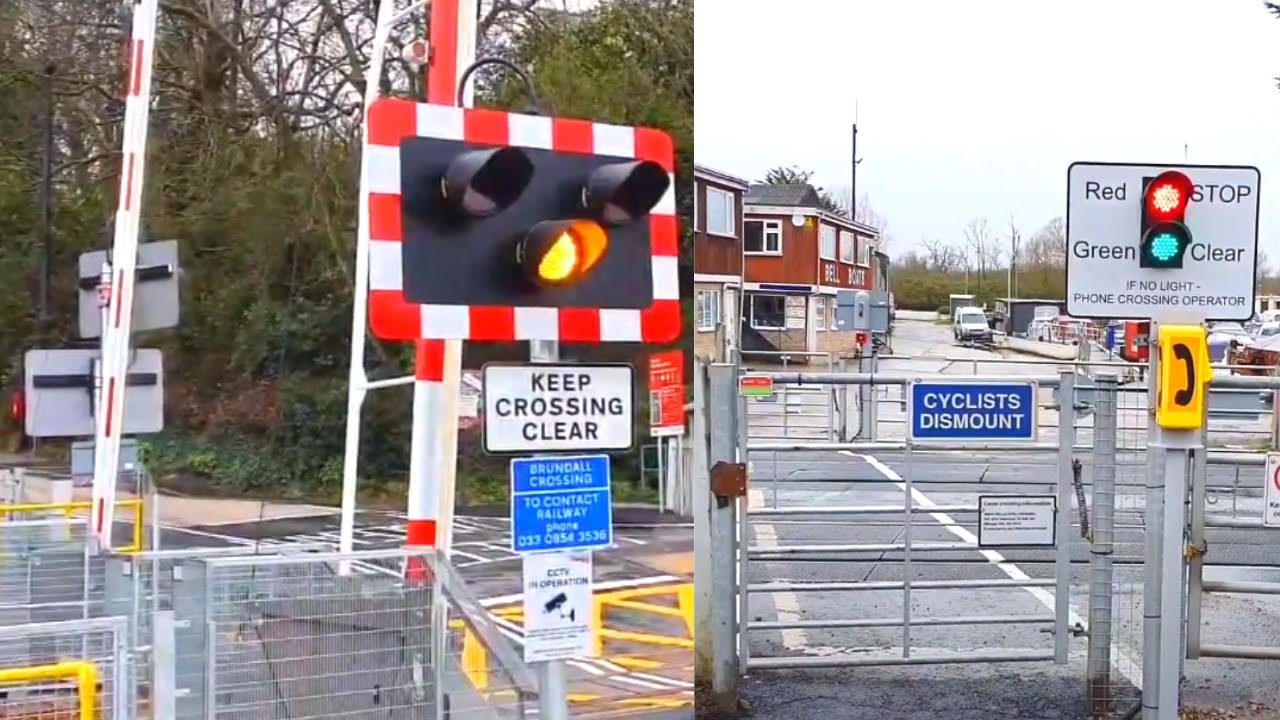Brundall and Brundall Marina Level Crossings, Norfolk