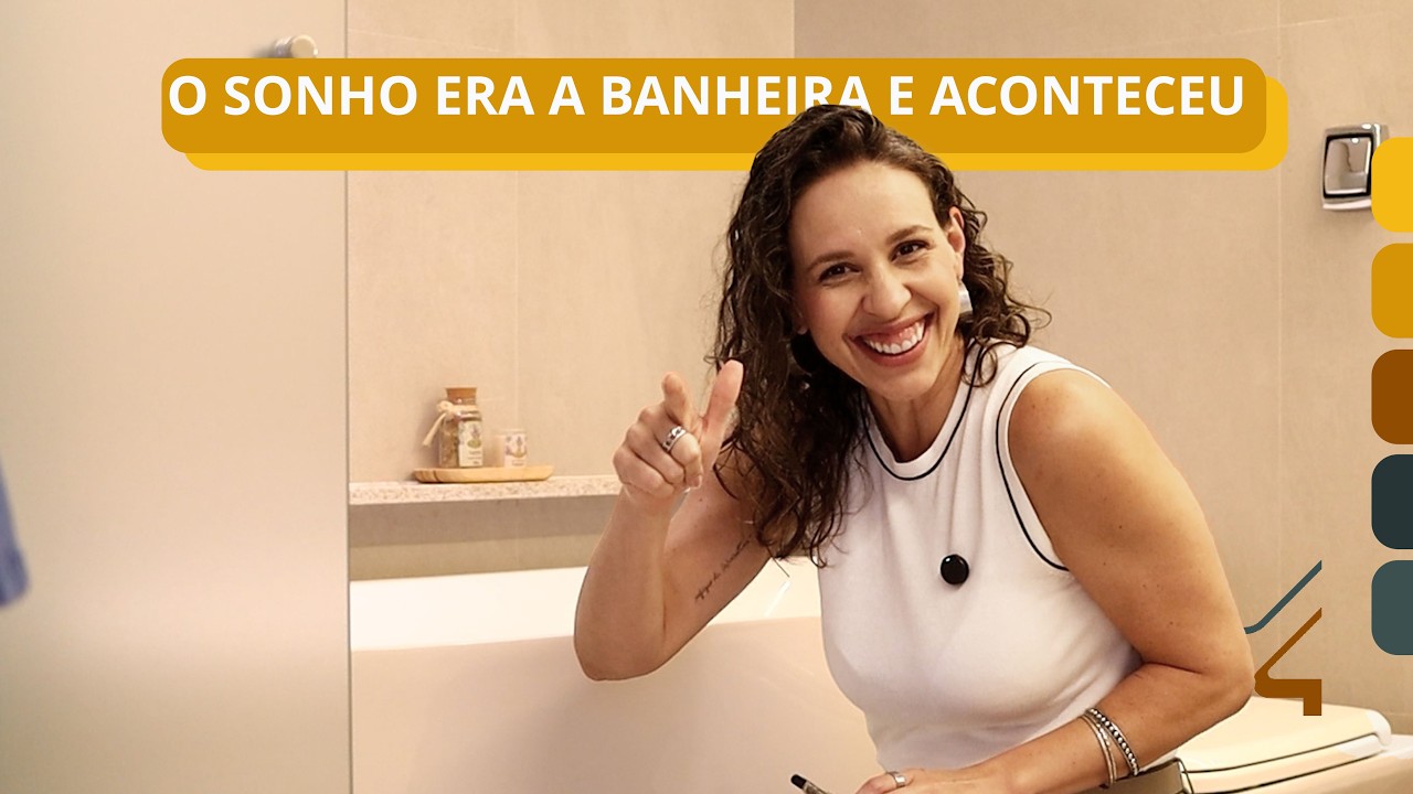 O SONHO ERA UMA BANHEIRA PARA UM BANHEIRO DE APARTAMENTO