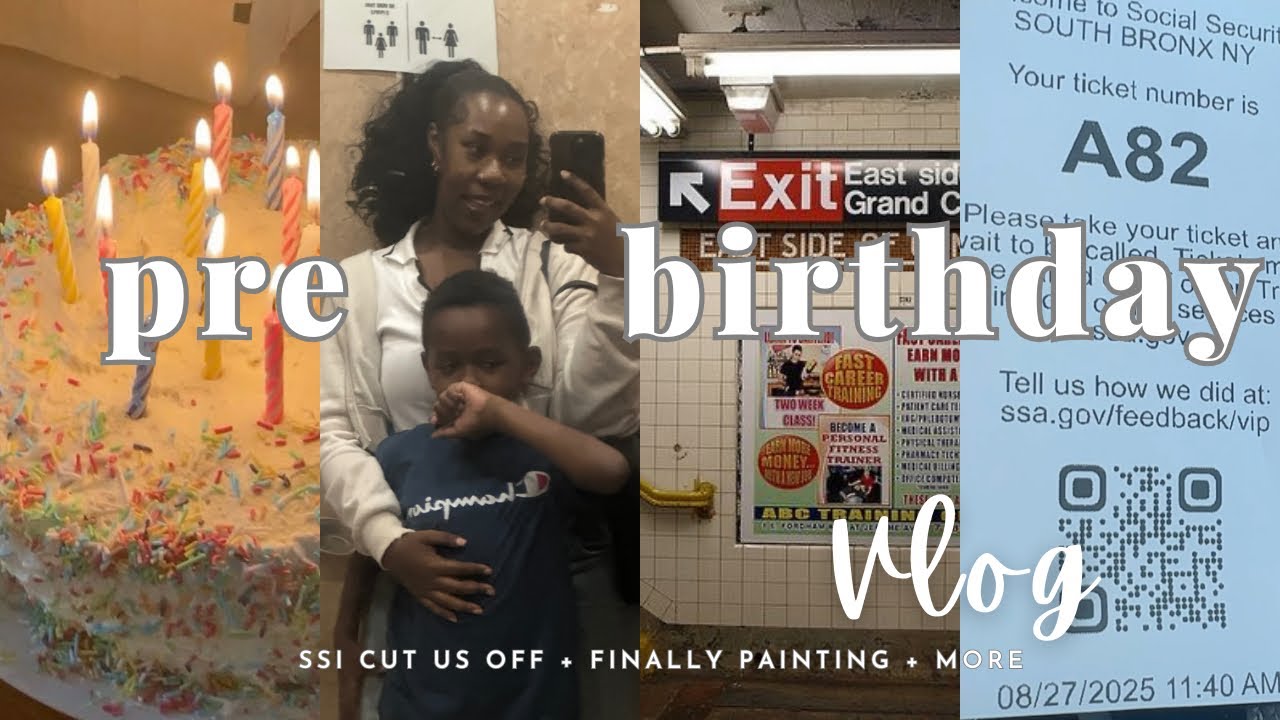 NYC vlog | Social security cut us off + birthday room loading + Bronx outing + more, Keiana Monet