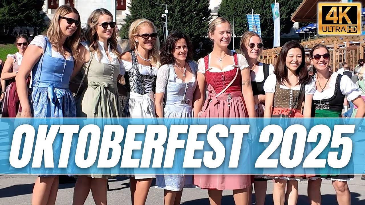 Oktoberfest Munich 2025 | 4K Walking Tour