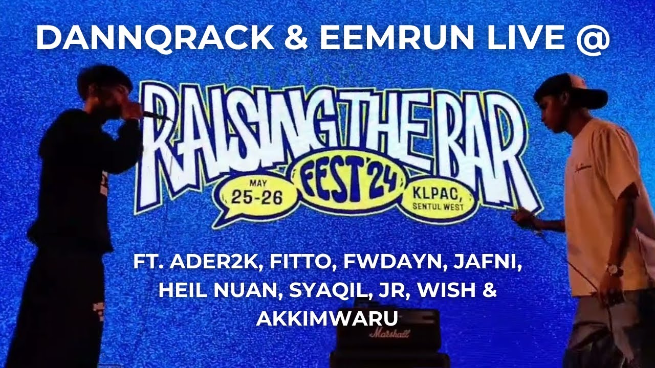 Dannqrack & Eemrun (Album Hari Biasa, Supernatural, Kopi&Teh, Macam Ni) Live @ RTB Fest 2024