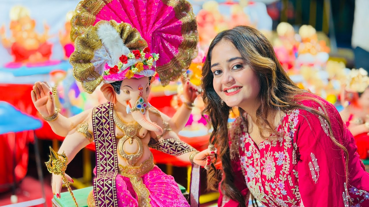 Ganpati Bappa Decoration & Supermarket Shopping 🥰 Bindass Kavya Vlogs