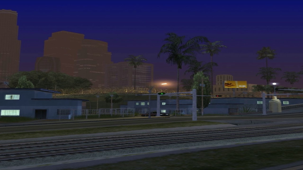 GTA San Andreas ambience gangs shooting in distance 1