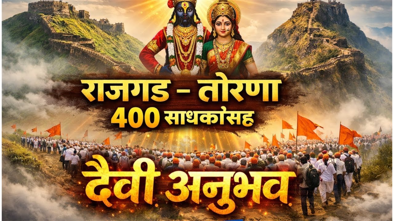 राजगड तोरणा ४०० साधकांसह दैवी अनुभव#maulijee_live_satsang #rajgad