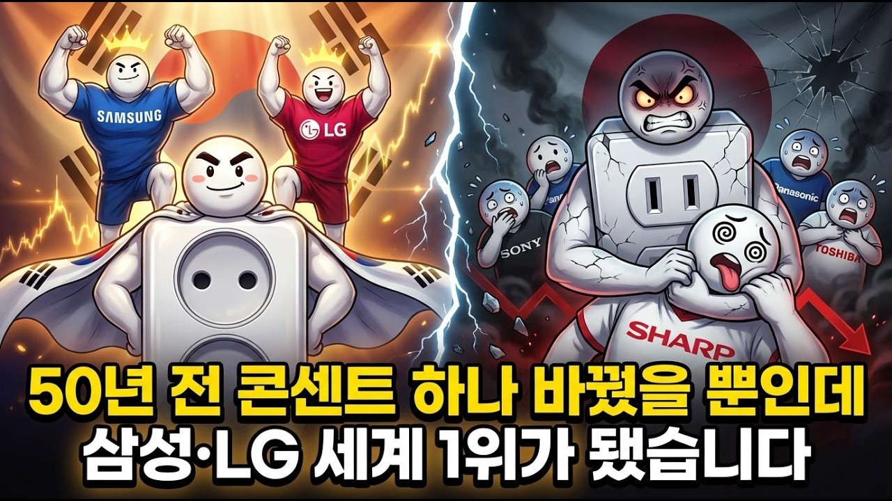 50년 전 한국이 몰래 바꾼 콘센트, 그게 삼성·LG 세계 1위의 시작이었습니다 #삼성전자 #lg전자 #ai