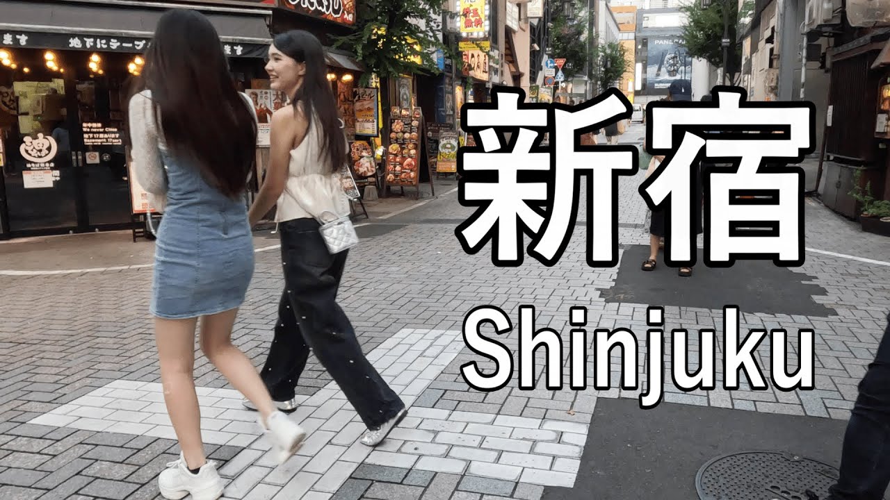【4K】日本一の繁華街、新宿3丁目を散歩 Walking in SHINJUKU of Tokyo, busiest shopping district