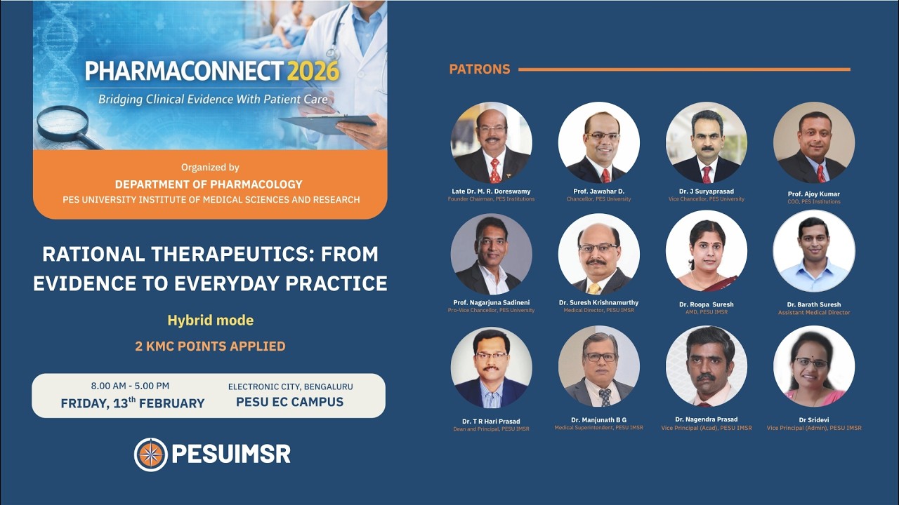 PESUIMSR CME PHARAMACOLGY-2026