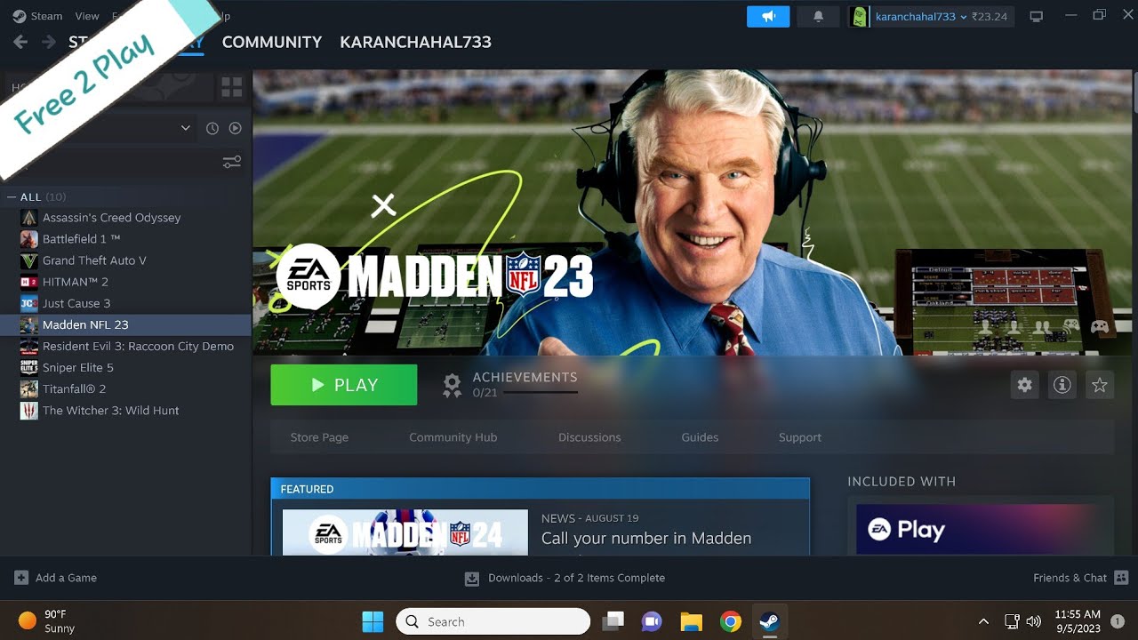 MADDEN NFL 2023 - Free Download & install PC
