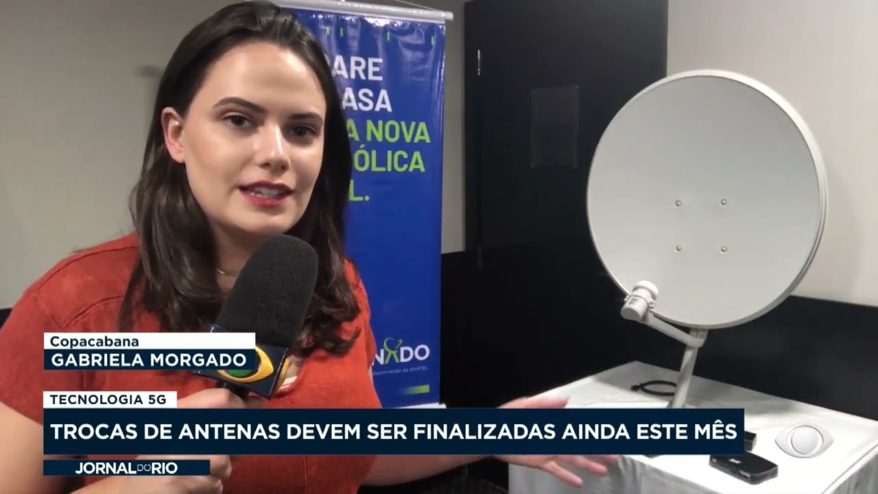 Tecnologia 5G: trocas de antenas devem ser finalizadas ainda este mês