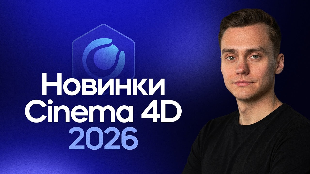 Cinema 4D 2026 - Обновления и новые фишки | Стрим