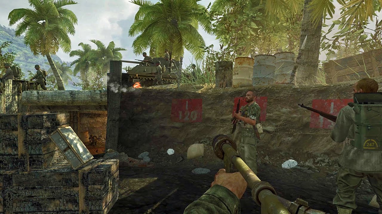 Burn 'em Out | Palau islands | World At War | Call Of Duty (2008) | No HUD | RTX 3090