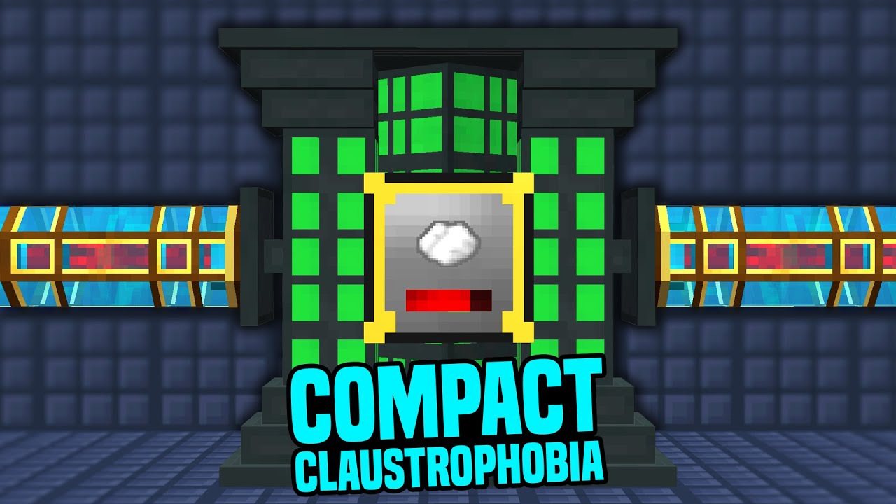Minecraft Compact Claustrophobia | FUSION REACTOR & GETTING GLOWSTONE #22 [Modded Questing Skyblock]