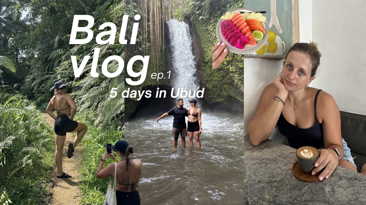VLOG in BALI - 5 days in Ubud (food - coffee - cooking class) 🏝️✨
