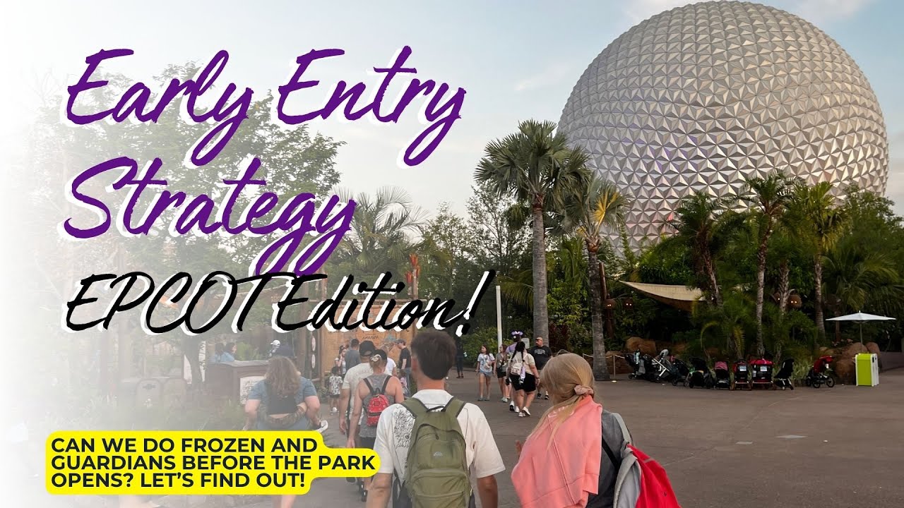 EPCOT Rope Drop Success! | Early Entry Strategy with Frozen & Guardians 🎢❄️