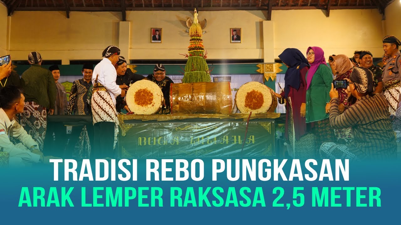 Tradisi Rebo Pungkasan, Ratusan Warga Rebutkan Lemper Raksasa | Kabar Bantul