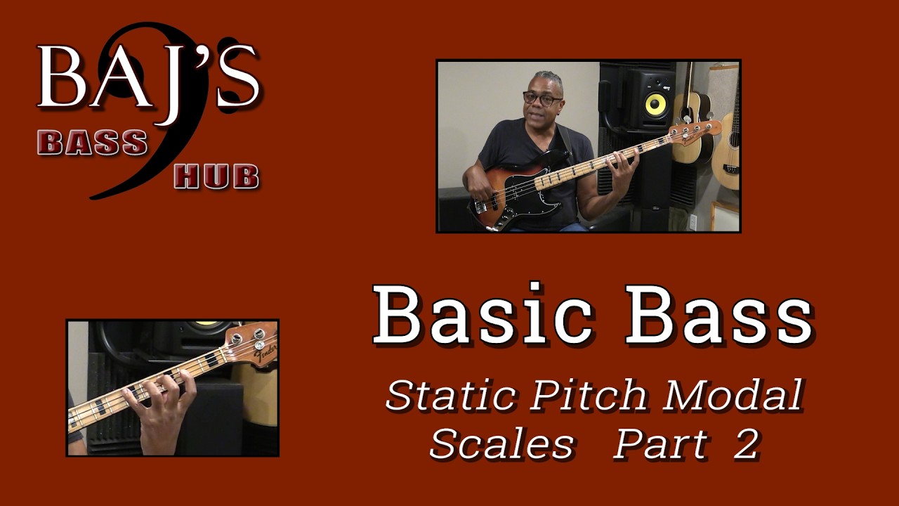 Lesson - 11 Static Pitch Modal Scales 2 of 2 with Brent-Anthony Johnson