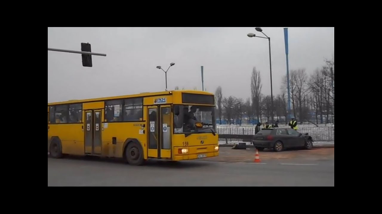 Objazd autobusów BOWiD Chorzów [wypadek] 24.01.14