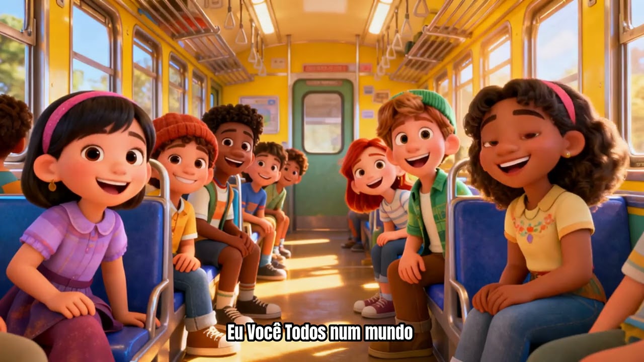 Canção do Trem 🚆 | Aprendendo sobre Veículos | Canções Infantis Educativas