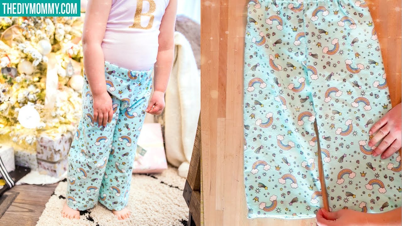 How to Sew Pajama Pants for Kids | FREE PATTERN