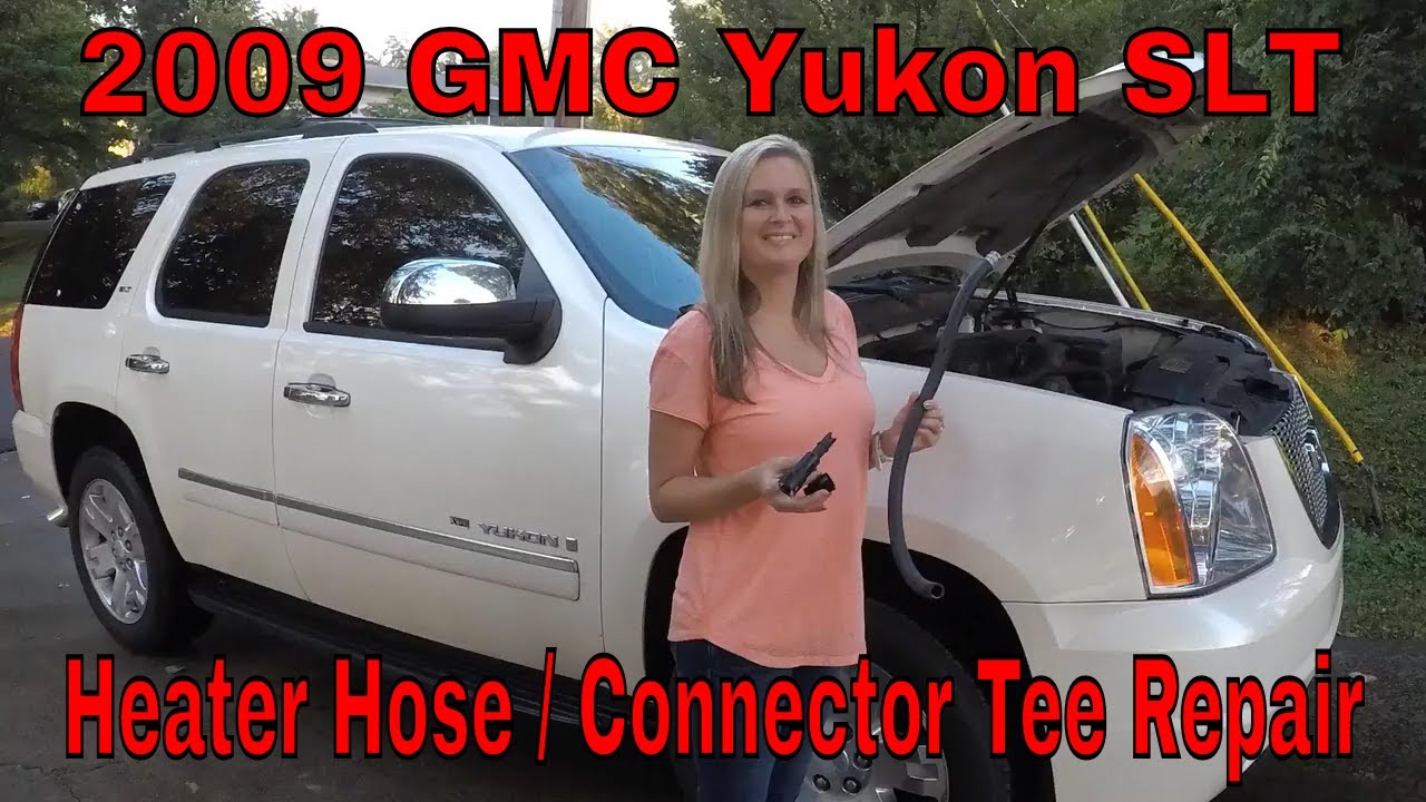Как отремонтировать шланг и тройник отопителя GMC Yukon 2009 года выпуска на Chevrolet / GM своим...