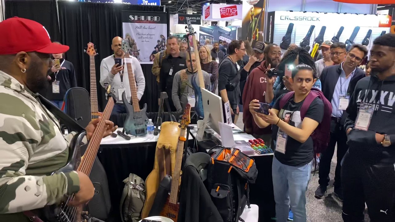 Day One  MTD booth @ NAMM 2020