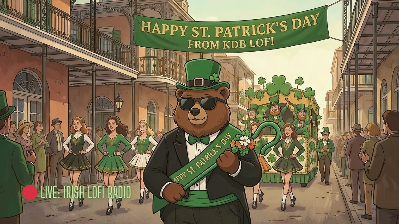 24/7 St. Paddy's Lofi 🍀 Best Celtic Chillhop & Acoustic Irish Music 2026