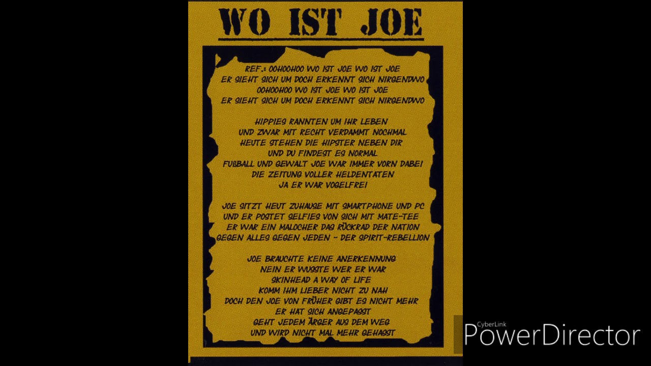 Antisocial Skinhead Club - Wo ist Joe
