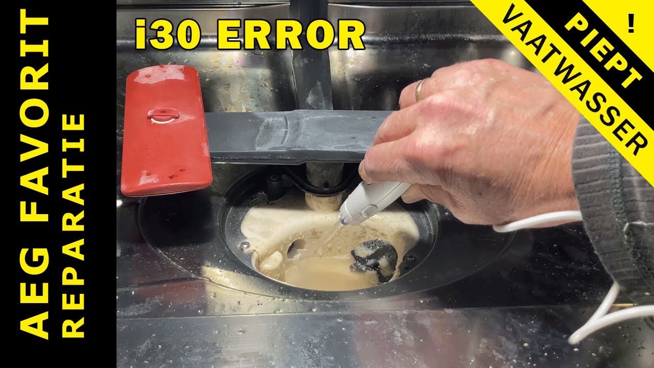 foutmelding i30 vaatwasser verhelpen AEG Favorit Electrolux 