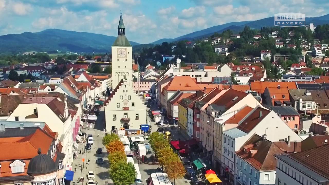 Deggendorf von oben - ANTENNE BAYERN 