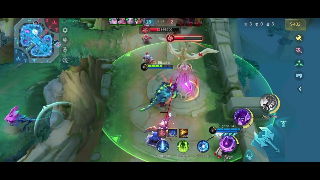 Jugamdo con gloo Mobile legends