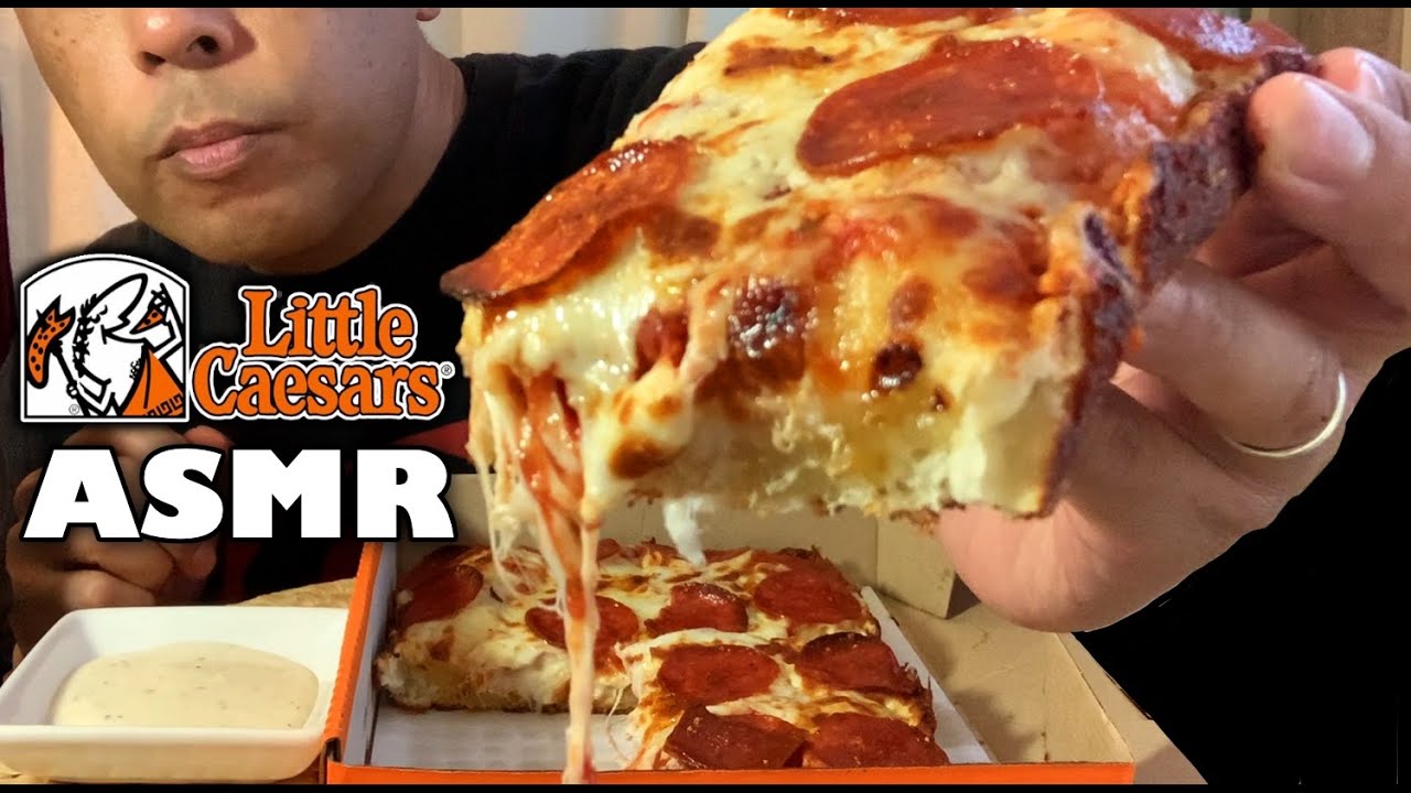 ASMR LITTLE CAESARS LUNCH COMBO PIZZA