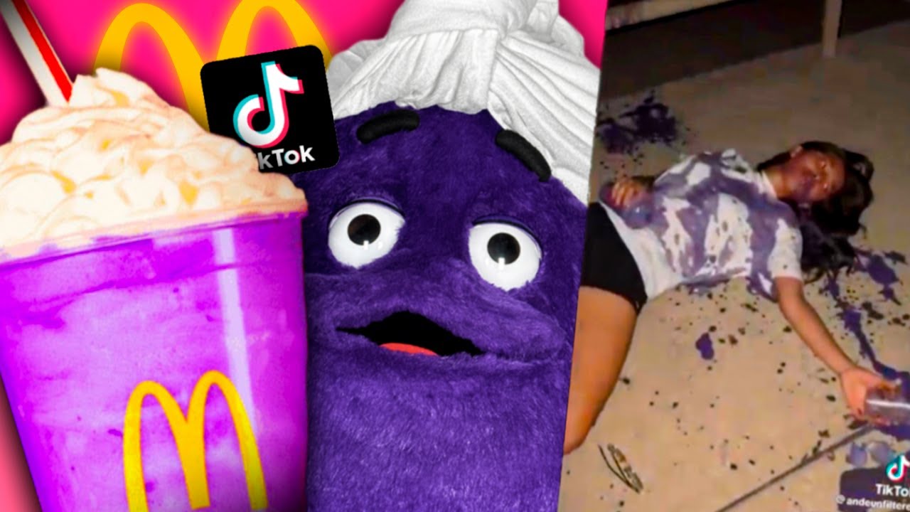 ¿Qué está pasando en Mc Donald's? | El Shake MALDIT0 de Grimace en Tik Tok