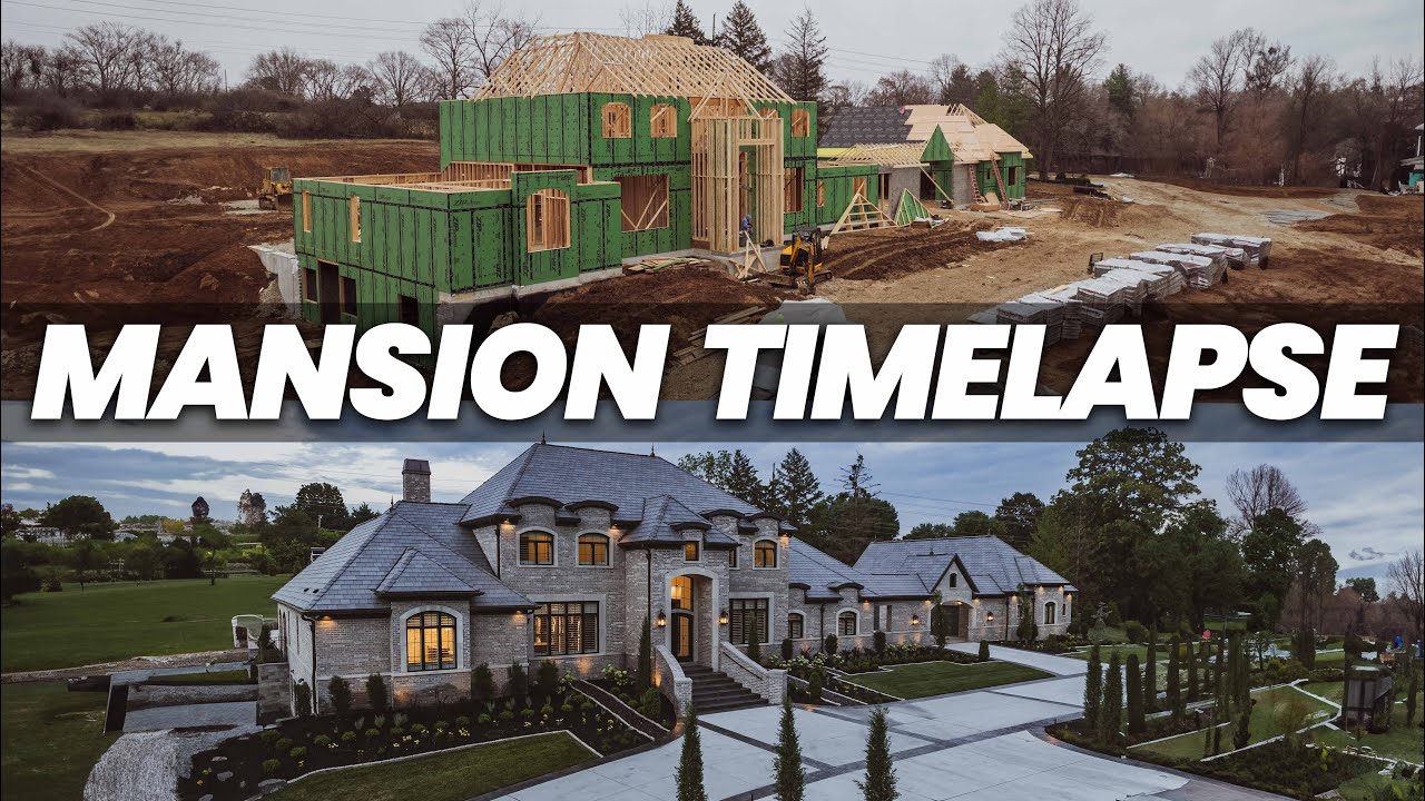 The Ultimate Mansion Build Time-Lapse | Luxury Multi-Million Dollar Estate in St. Louis
