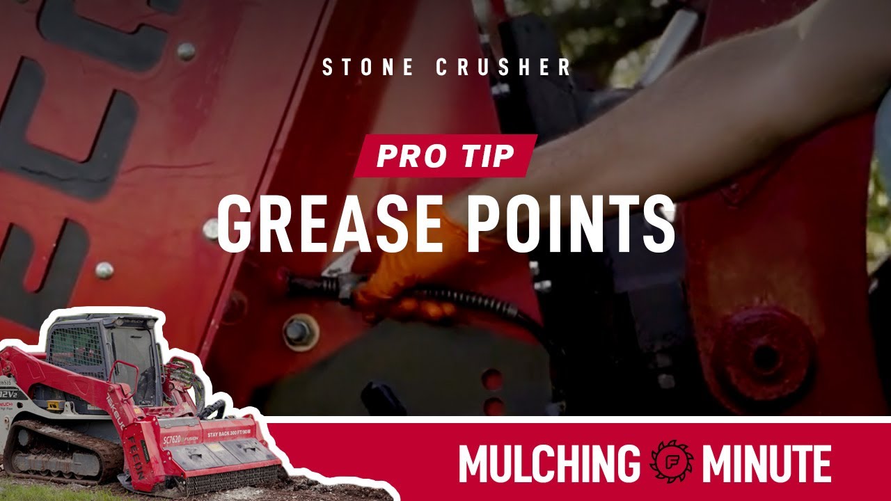Stone Crusher Mulching Minute - Grease Points