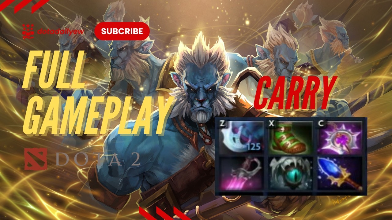 FULL GAME PHANTOM LENCER CARRY WITH KHANDA ITEM DOTA 2 patch 7.40c