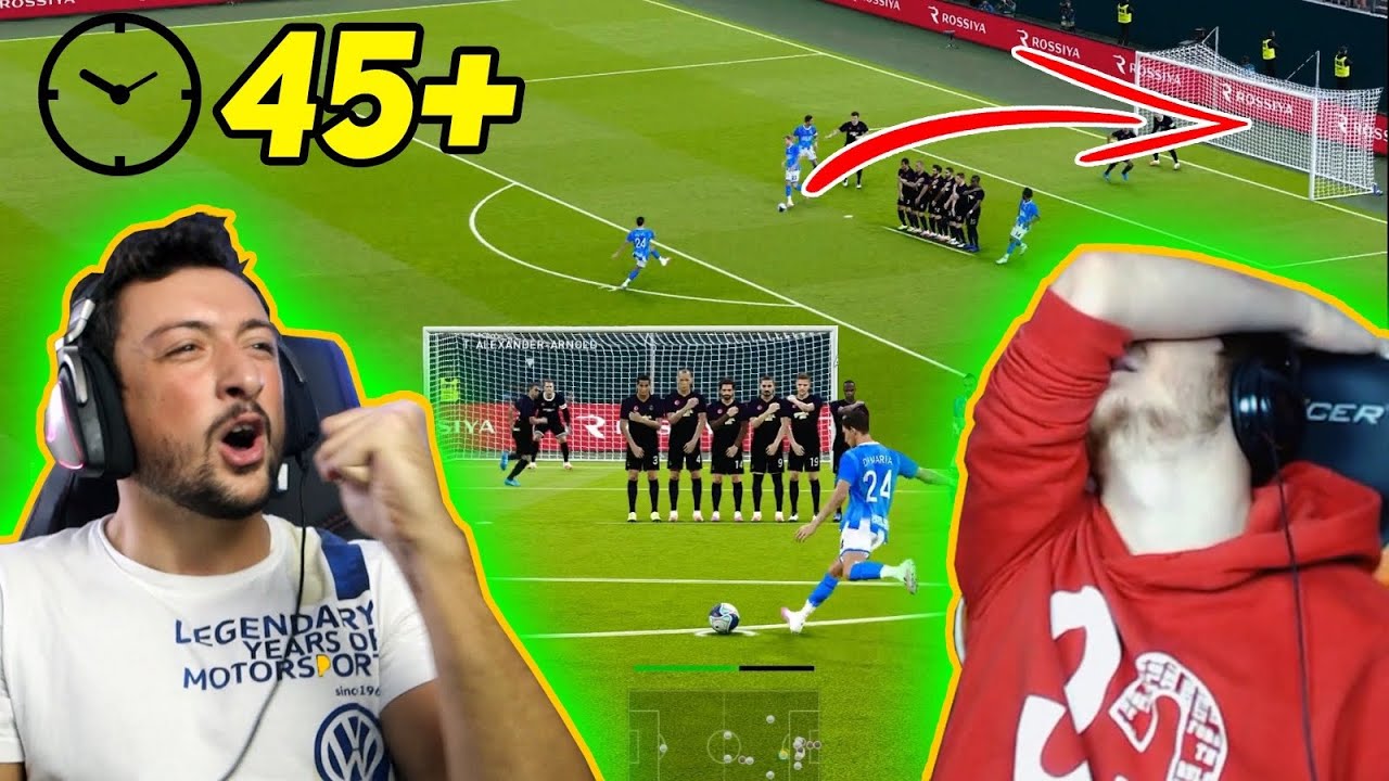 DI MARIA EFSANE FRİKİK GOLÜ ATTI EMRECAN YİNE ÇILDIRDI !! Pes 2021 Kapışma Ligi