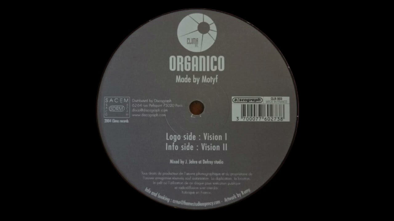 Motyf – Organico (Vision II) [Clima Records]