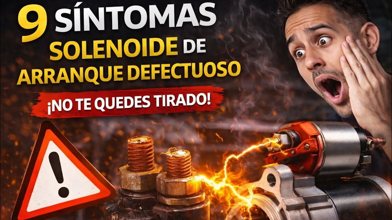 Si tu coche no arranca, este solenoide puede ser el culpable