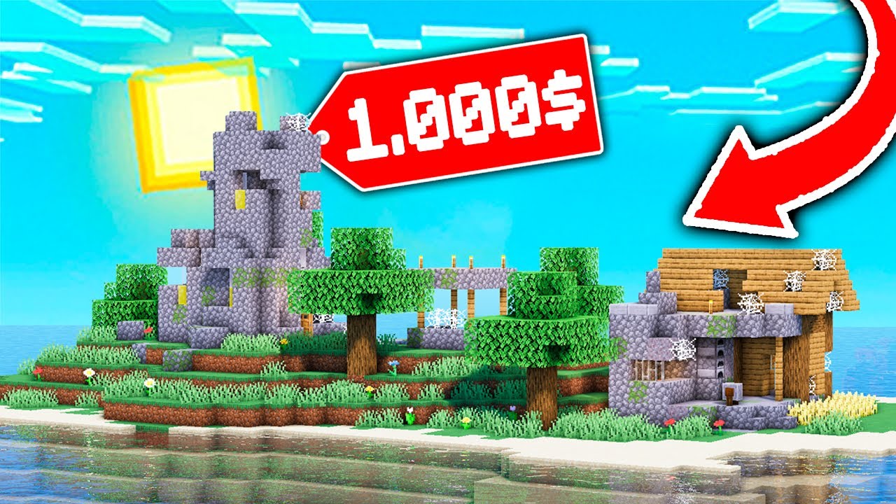 Compramos una ISLA ENTERA a un ALDEANO de MINECRAFT 😂 &iquest;TESOROS SECRETOS?