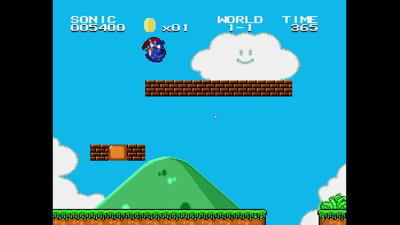 Sonic In Mario
