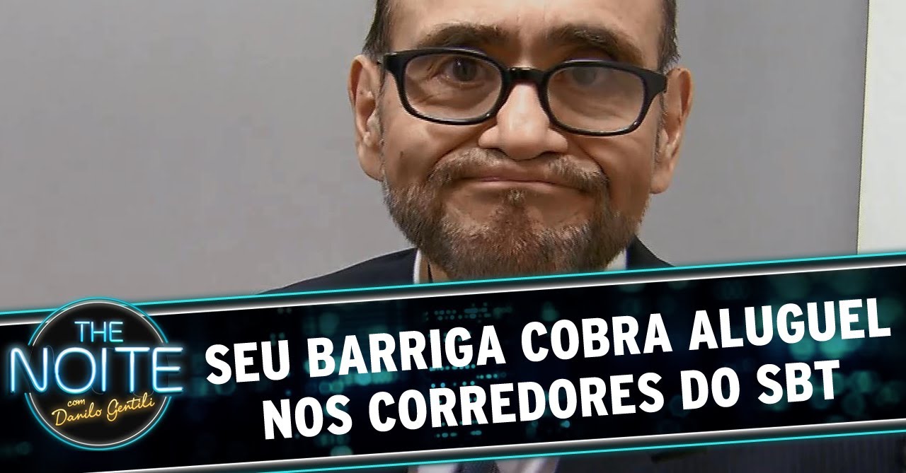 Seu Barriga cobra aluguel nos corredores do SBT