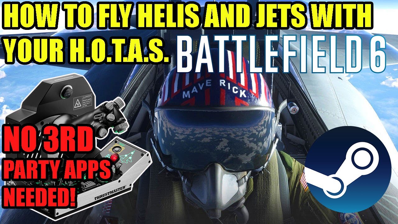 Настройка Battlefield 6 HOTAS &mdash; наконец-то летайте как профессиональный пилот!