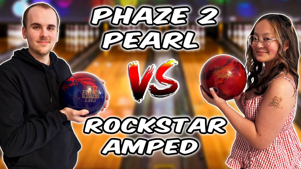 Phaze 2 Pearl vs Rockstar Amped Match | Bowling w/ Zach and Cindy