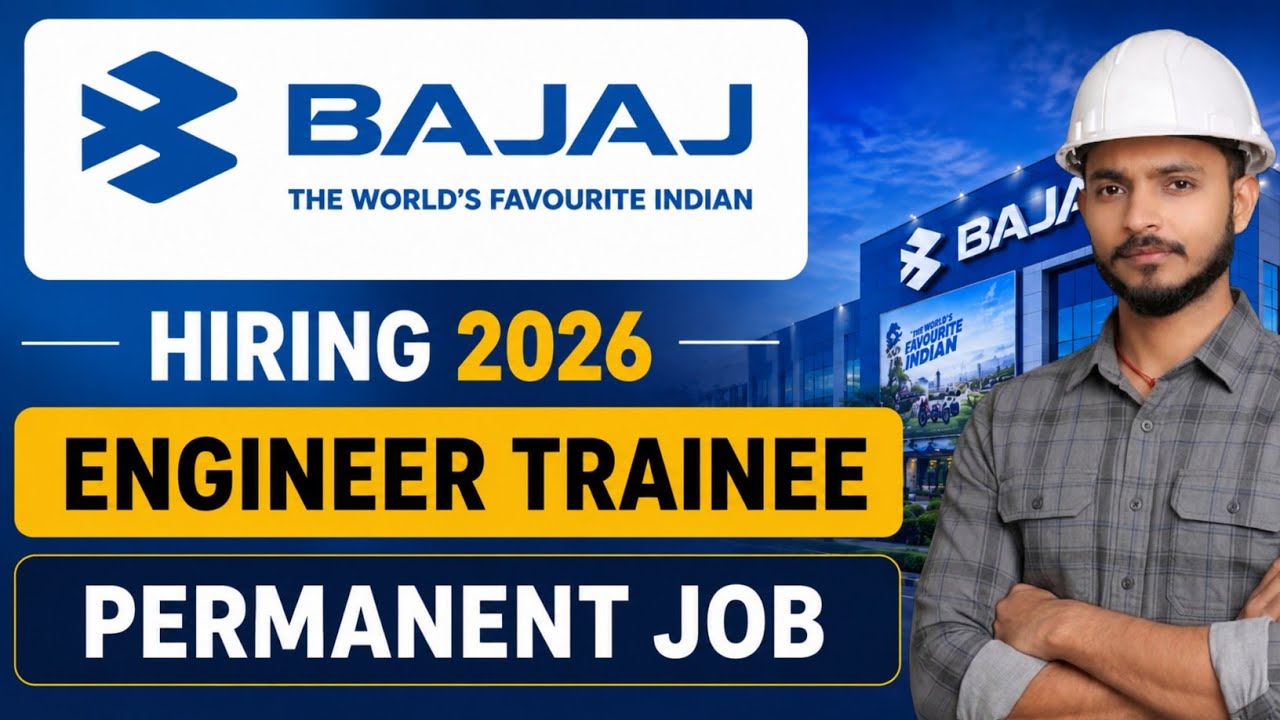 Bajaj Auto Recruitment 2026 | ITI & Diploma Jobs | Permanent Job